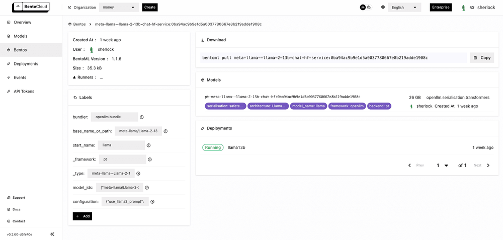 OpenLLM In Action Part 2: Deploying Llama 2 13B On BentoCloud